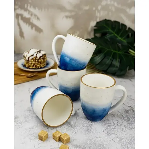 Кружка 400 мл голубая d 9 см h11 см фарфор "The Sun Eco" P.L. Proff Cuisine [4]