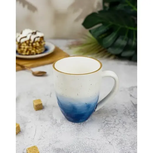Кружка 400 мл голубая d 9 см h11 см фарфор "The Sun Eco" P.L. Proff Cuisine [4]