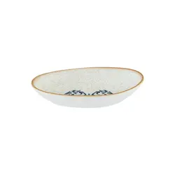 Блюдо овальное 120*80 мм. Виенто, форма Ваго волнистый край Bonna /1/12/ 