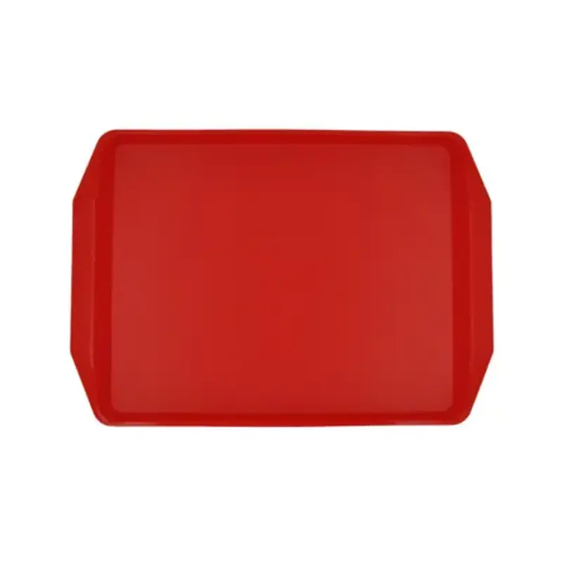 Поднос 42*30 см. красный поверхность шагрень MGprof /1/10/