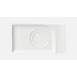 Блюдо для подачи с двойной круглой выемкой 19,8x11 см, h 2,4 см, Fine Dining