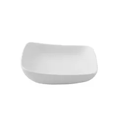 Салатник квадр. 100*100 мм. 150 мл. h=30/45 мм. с приподнятым краем Белый Ариан /1/6/ ОСЕНЬ