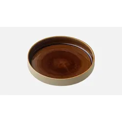 Тарелка глубокая с вертикальным бортом 1,3 л, d 24 см, h 4,2 см, цвет коричневый, Nara