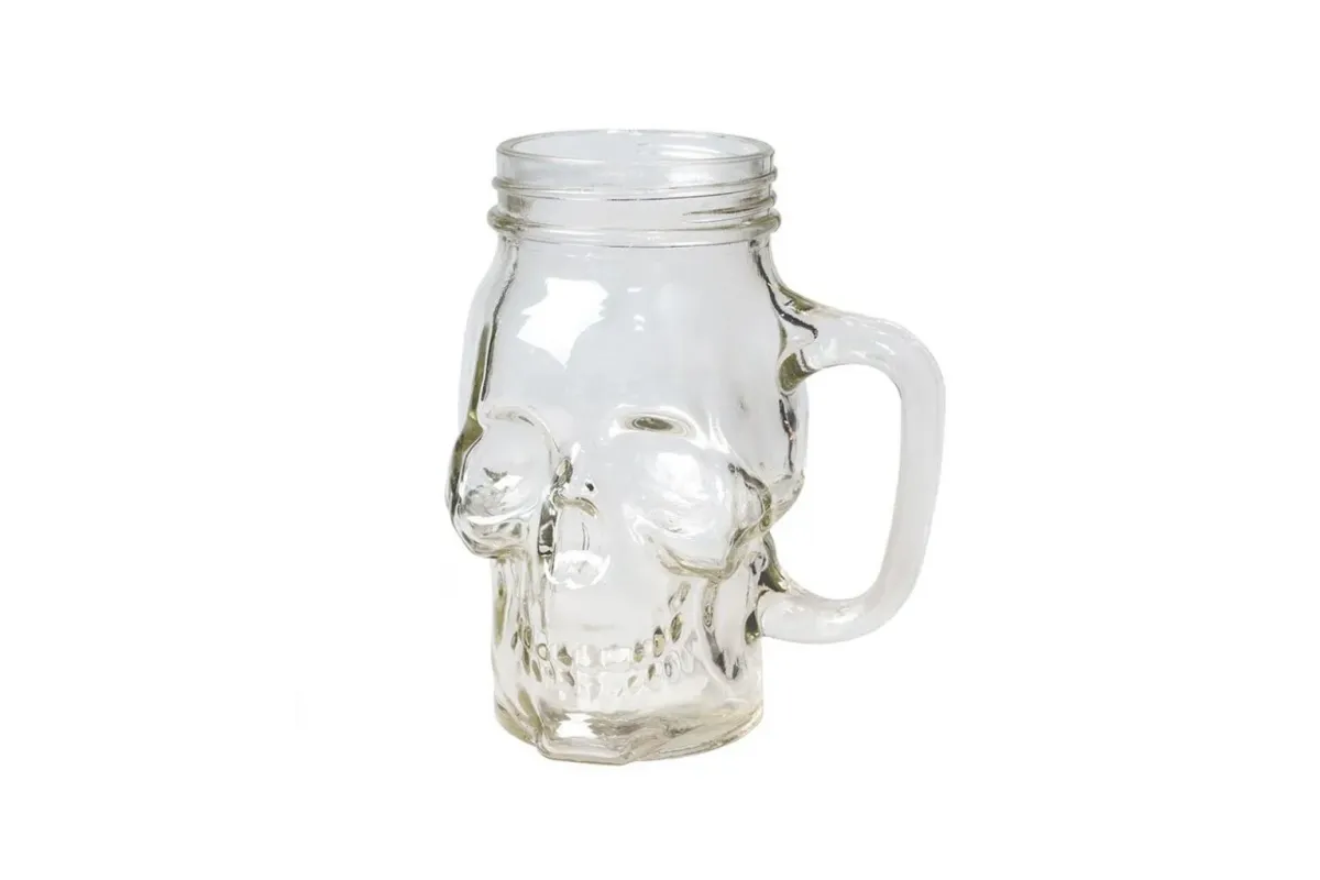 Банка для подачи коктейлей 450 мл "Череп" Skull d 10,1 см h15 см P.L. - BarWare [1]