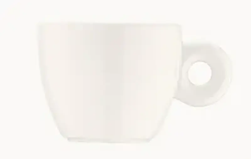 Чашка 70 мл. кофейная d=63 мм. h=54 мм. Белый, (блюдце 66496, 68282) форма Банкет Bonna /1/6/1776/ 