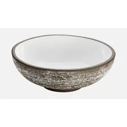 Салатник (с рельефом) 1,15 л, d 21 см, h 7,2 см, цвет белый, ReNew