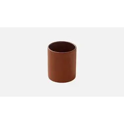 Кружка без ручки 300 мл, d 8 см, h 9,5 см, цвет коричневый, Jardim