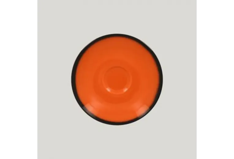 Блюдце RAK Porcelain LEA Orange 17 см, к чашке 81223534 (оранжевый цвет)