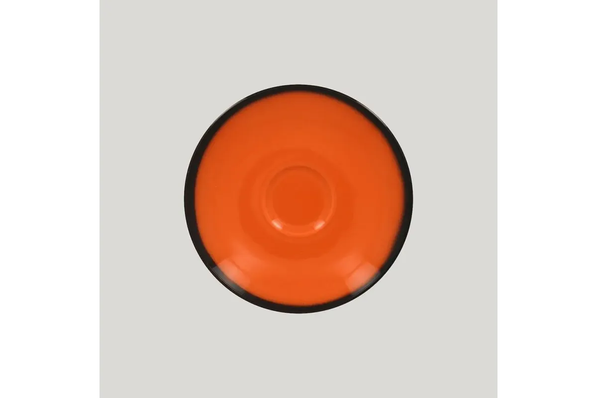 Блюдце RAK Porcelain LEA Orange 17 см, к чашке 81223534 (оранжевый цвет)