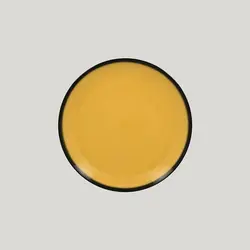 Тарелка круглая RAK Porcelain LEA Yellow 18 см (желтый цвет)