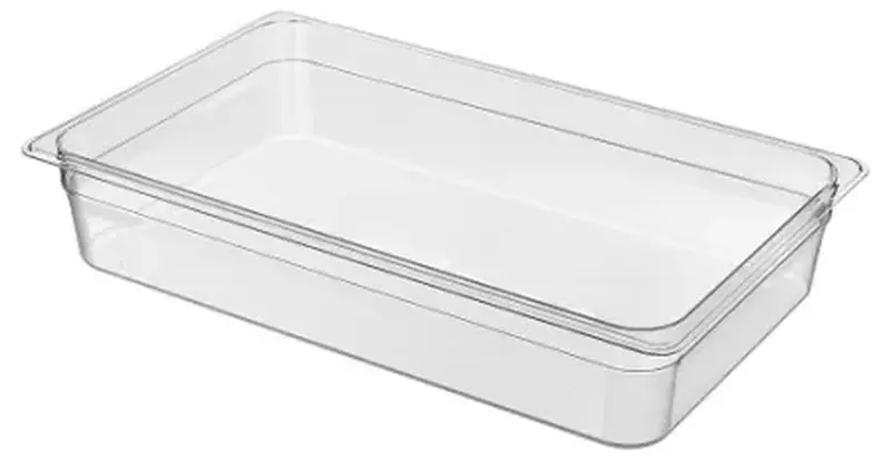 Гастроемкость 1/1 h=100 мм. 13,3 л. поликарб. прозрач. /1/5/