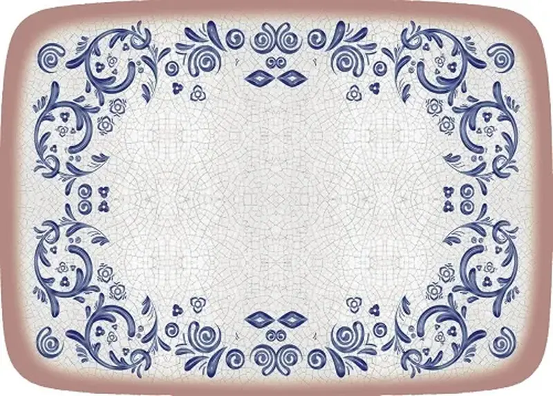 Блюдо прямоуг. 230*160 мм. Виенто, форма Мув Bonna /1/12/1260 