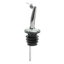 Гейзер нерж. 11,5 см. узкий носик, с откидной крышкой MGsteel /1/600/