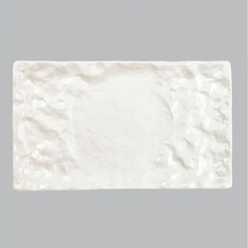 Блюдо прямоугольное 34*20 см Crumpled Style белое фарфор P.L. Proff Cuisine [3]