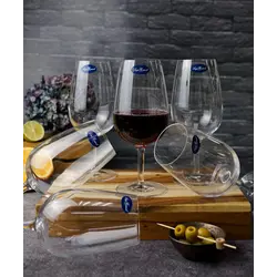 Набор бокалов для вина, 6 шт., Luigi Bormioli, Наборы посуды, 510 мл