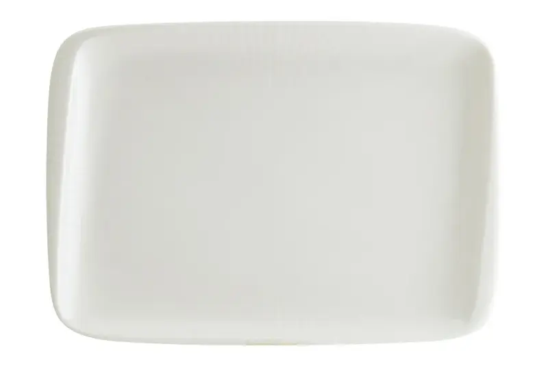 Блюдо прямоуг. 230*160 мм. Ирис Белый, форма Мув Bonna /1/12/1260/ 