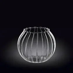 Ваза для цветов d=120 мм. h=100 мм. Термостекло Wilmax /1/36/