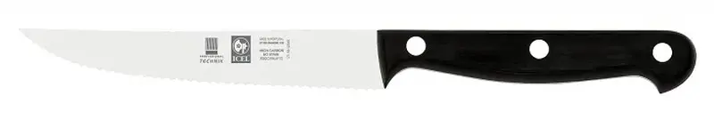 Нож для стейка 120/220 мм. 18/0 1,2 мм. ручка пластик TECHNIK Icel /1/6/