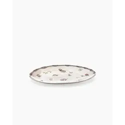 Блюдо овальное 35х22,5 см Mirtillo Nude Midnight Flowers