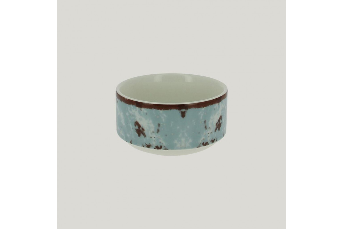 Салатник RAK Porcelain Peppery круглый штабелируемый 300 мл, d 10 см, голубой цвет