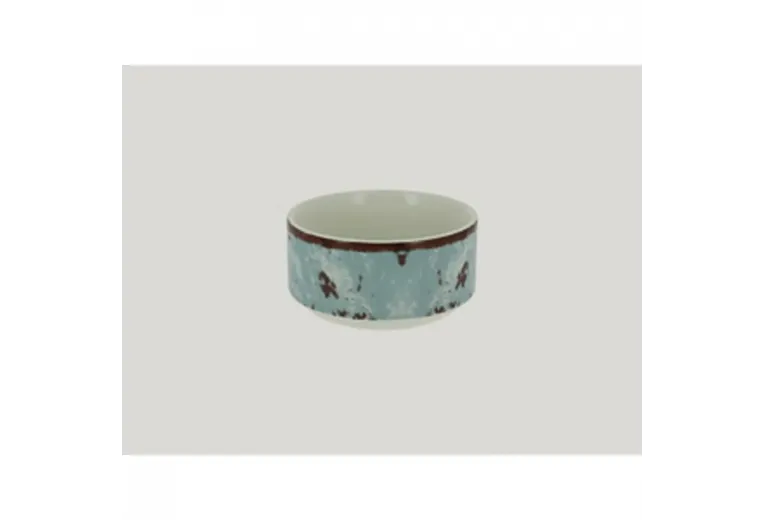 Салатник RAK Porcelain Peppery круглый штабелируемый 300 мл, d 10 см, голубой цвет