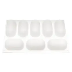 Форма силиконовая "Овал" 8 ячеек 50*87*30 мм, P.L. Proff Cuisine