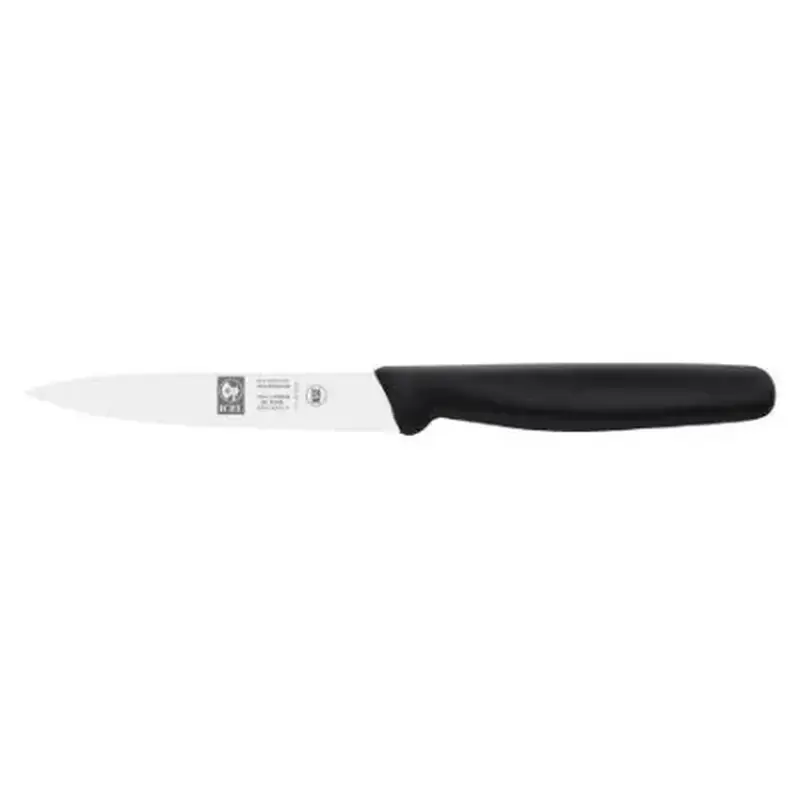 Нож для овощей 90/190 мм. черный Junior Icel /1/