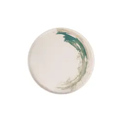 Тарелка мелкая с вертикальным бортом 24 см Quartet Leafy PIOLI