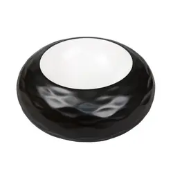 Блюдо для подачи бело-черное P.L. Proff Cuisine Shine 17,5 см 200 мл