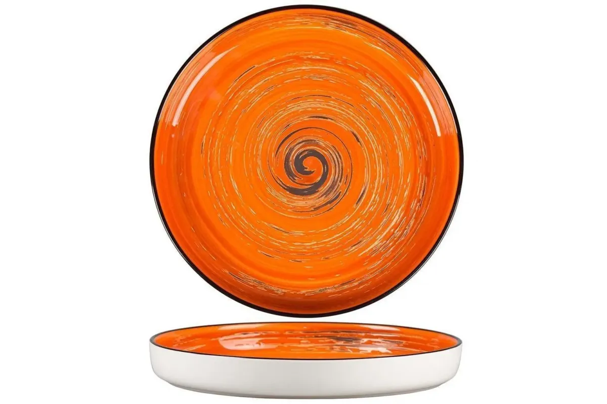 Тарелка с бортом d 23 см h3 см Texture Orange Circular P.L. Proff Cuisine [6]