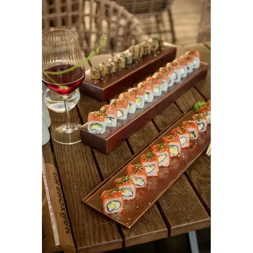 Блюдо прямоугольное P.L. Proff Cuisine Antic Copper Panasia 33*10 см h 4 см