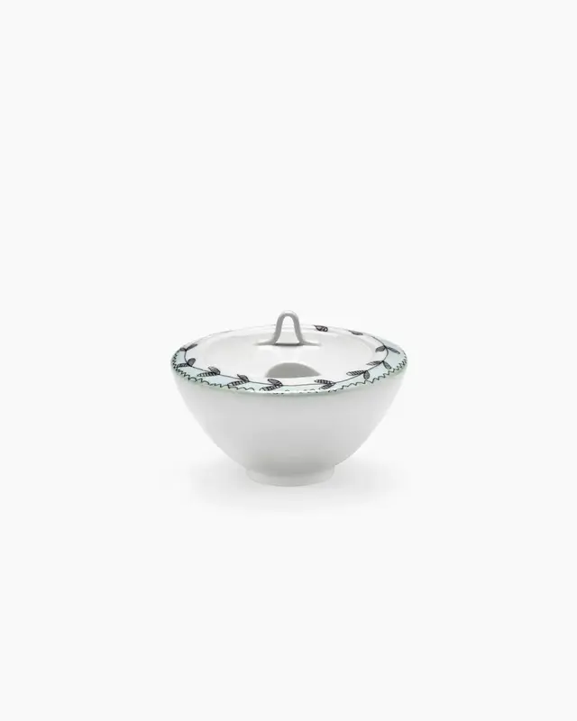 Сахарница с крышкой Blossom Milk Midnight Flowers