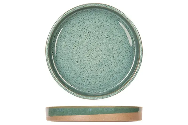 Тарелка с вертикальным бортом d 15 см, BASALT OCEAN GREEN
