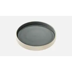 Тарелка глубокая с вертикальным бортом 1,3 л, d 24 см, h 4,2 см, цвет серый, Nara