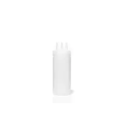 Бутылка для соуса с 3-мя носиками 720 мл h 24,5 cм, полипропилен, цвет белый