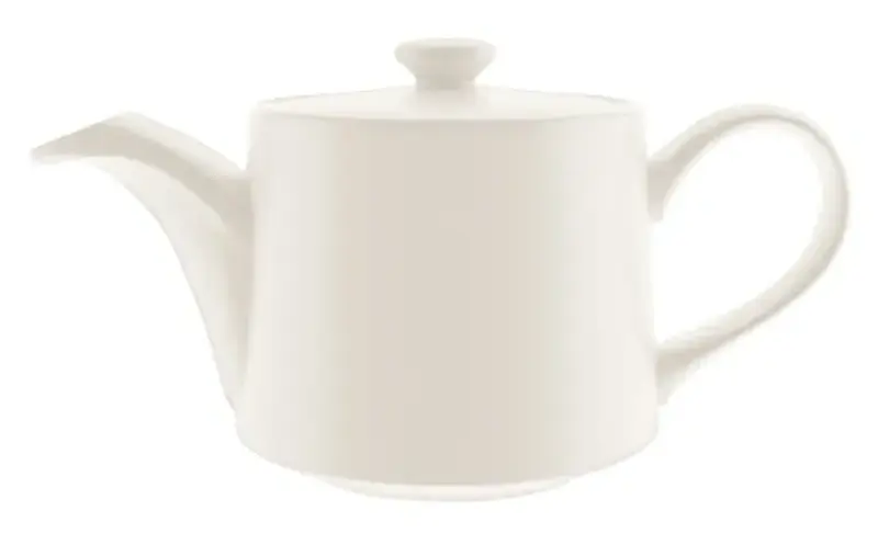 Чайник 400 мл. заварочный Белый, форма Банкет Bonna /1/6/186/ 