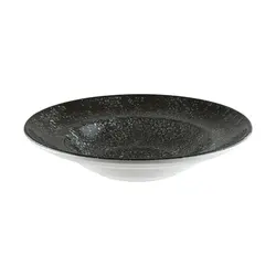 Тарелка d=240 мм. глубокая 400 мл. h=52 мм. Черный Космос, форма Гурмэ Bonna /1/6/432/