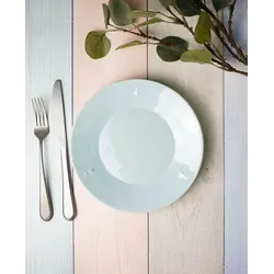 Тарелка d 21,4 см, керамика, цвет голубой, CERAMIQUE ABEILLE