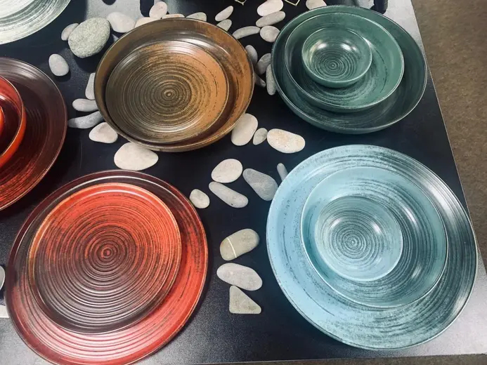 Блюдце, Porland, TURQUOISE, 15 см