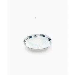 Салатник низкий 22 см Mirtillo Tea Midnight Flowers