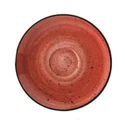 Блюдце d=120 мм. Гурмэ красная, форма Гурмэ Bonna /1/6/3648/