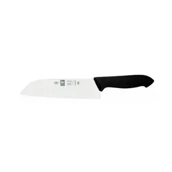 Нож японский Santoku 180/300 мм. черный HoReCa Icel /1/6/