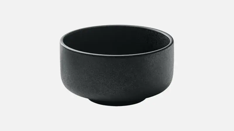 Салатник 880 мл, d 15 см, h 7,8 см, цвет черный, Nara