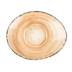 Блюдце 18,5*15 см для бульонницы арт. 81223089 Organica Sand P.L. Proff Cuisine [6]