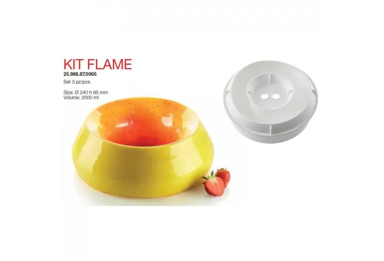 Форма кондитерская Silikomart KIT FLAME, силикон, 24*8,5 см, Италия