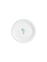 Тарелка мелкая Porland Vaso Piccolo DS18 28 см, кант зеленый