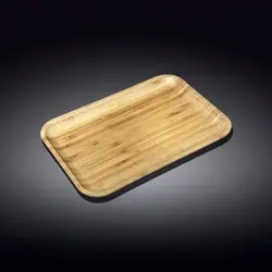 Блюдо для подачи прямоуг. 20,5*10 см. бамбук Wilmax /1/12/120/