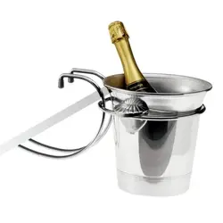 Подставка для ведра для вина/шампанского d=20,5 см. h=17,2 см. хром. сталь Tellier /1/5/
