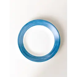 Тарелка глубокая, ARC International, Brush, синий край, d 225 мм