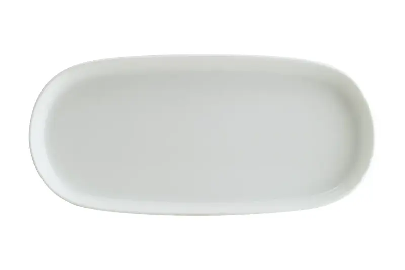 Блюдо овальное 180*90 мм. Белый, форма Хюгге Bonna /1/12/ 